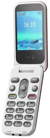 Doro 2820 4g, Grosstastenhandy, Rojo (Ohne Netzteil)
