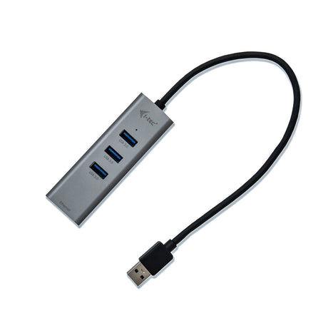 EAN 8595611701856 - i-tec Metal U3METALG3HUB hub de interfaz USB 3.2 Gen 1 (3.1 Gen 1) Type-A 5000 Mbit/s Gris imagen 3