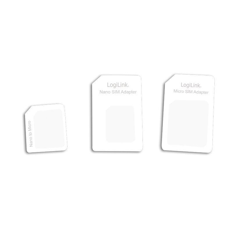 Logilink Aa0047 Adaptador Para Tarjeta De Memoria Sim / Flash Adaptador Para Tarjetas Sim