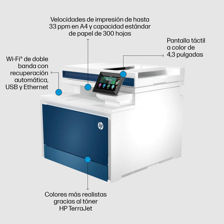 EAN 0196068323264 - HP Color LaserJet Pro MFP 4302fdw Printer Laser A4 600 x 600 DPI 33 ppm Wifi imagen 10