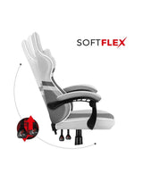 EAN 5903796013191 - Huzaro FORCE 4.4 Silla para videojuegos de PC Asiento (de seguridad) de butaca Gris, Blanco imagen 13