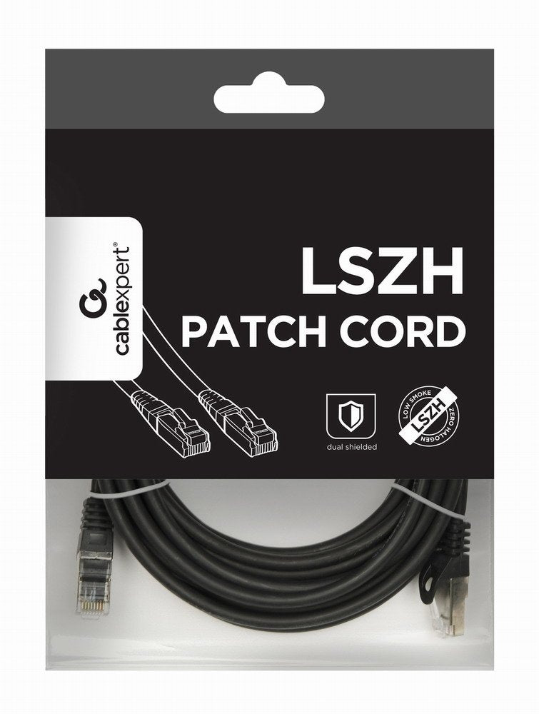 EAN 8716309098588 - Gembird PP6A-LSZHCU-BK-5M cable de red Negro Cat6a S/FTP (S-STP) imagen 1