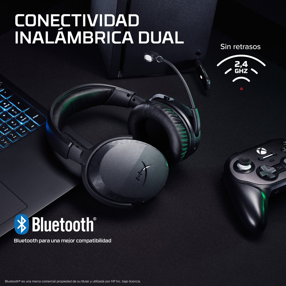 EAN 0199251514678 - HyperX CloudX Stinger 3 Wireless Gaming Headset Xbox Negro imagen 4
