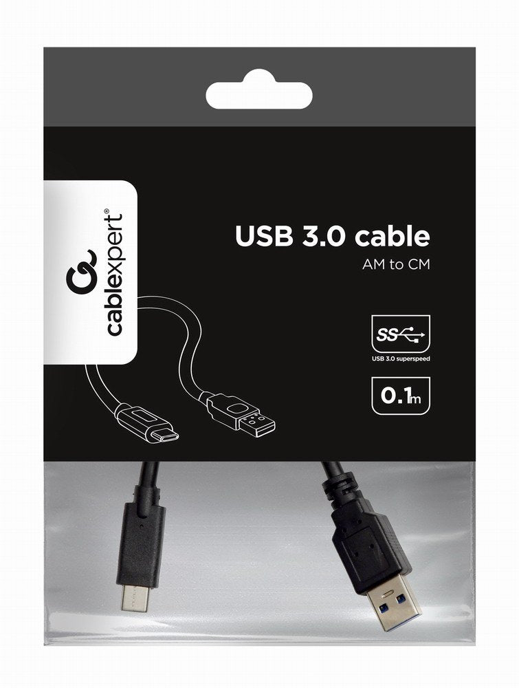 EAN 8716309099301 - Cablexpert CCP-USB3-AMCM-0.1M cable USB USB 3.2 Gen 1 (3.1 Gen 1) 0,1 m USB A USB C Negro imagen 4