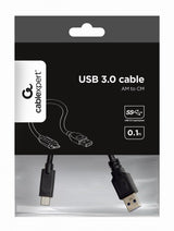 EAN 8716309099301 - Cablexpert CCP-USB3-AMCM-0.1M cable USB USB 3.2 Gen 1 (3.1 Gen 1) 0,1 m USB A USB C Negro imagen 4