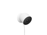 Cámara De Videovigilancia Google Nest Cam Exterior-Interior Con Batería  130º  Visión Nocturna  Control Desde App