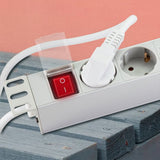 9er Regleta De Enchufes 19" Pdu Con Interruptor Logilink Gris Claro