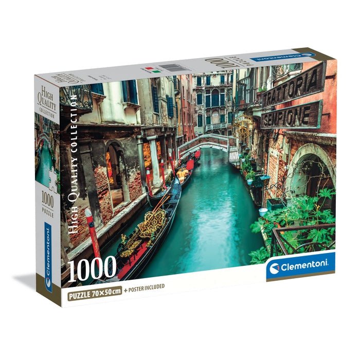 Puzzle Venice Canal High Quality 1000pzs