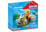 Playmobil 71205 Moto De Emergencias Con Luz Intermiente