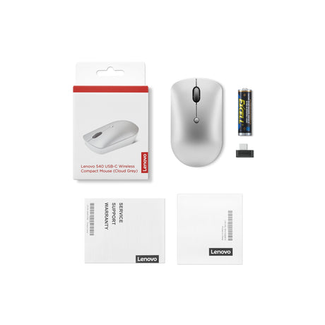 EAN 0195892016205 - Lenovo 540 ratón Universal Ambidextro RF inalámbrico Óptico 2400 DPI imagen 7