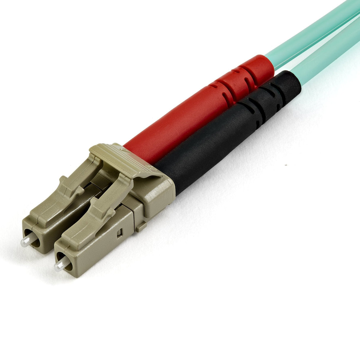 Startech.Com Cable De 15m De Fibra Óptica Multimodo Dúplex 50/125 Lc A Lc - Aqua - Om4 - Lszh, 15 M, Lszh, Om4, Lc, Lc, Aqua