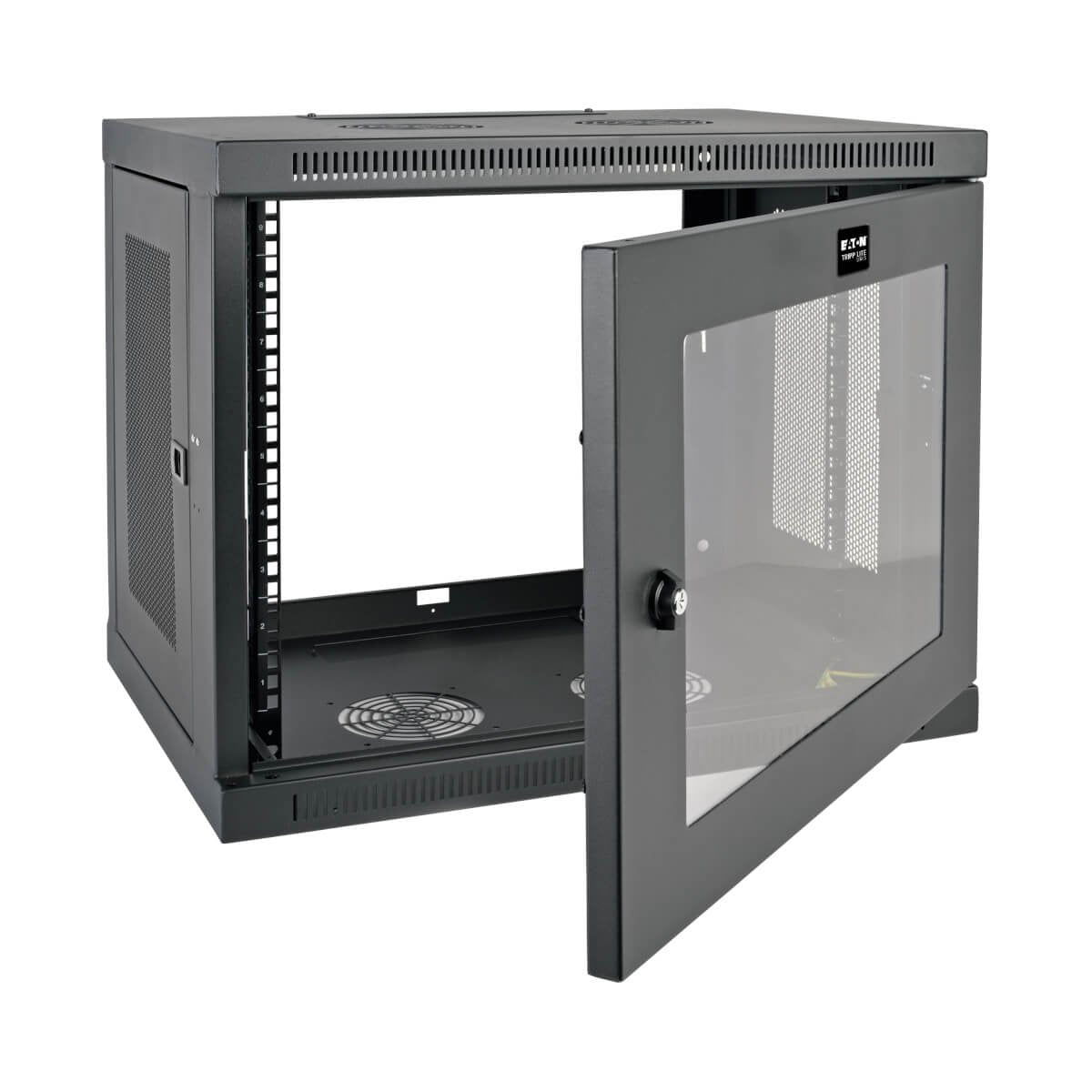 Eaton Tripp Lite   Smartrack 9u Low-Profile Switch-Depth Wall-Mount Mini Rack Enclosure Clear Acrylic Window