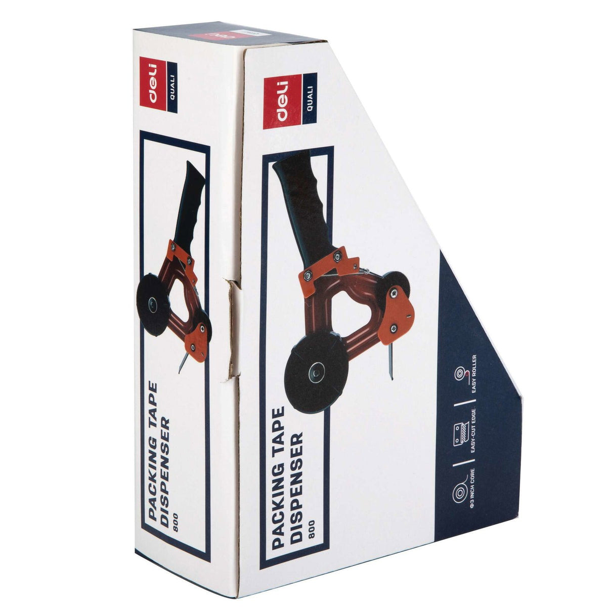 EAN 6921734908001 - Deli D267225 Portarollo de cinta adhesiva Acrilonitrilo butadieno estireno (ABS), Metal Rojo, Negro imagen 9