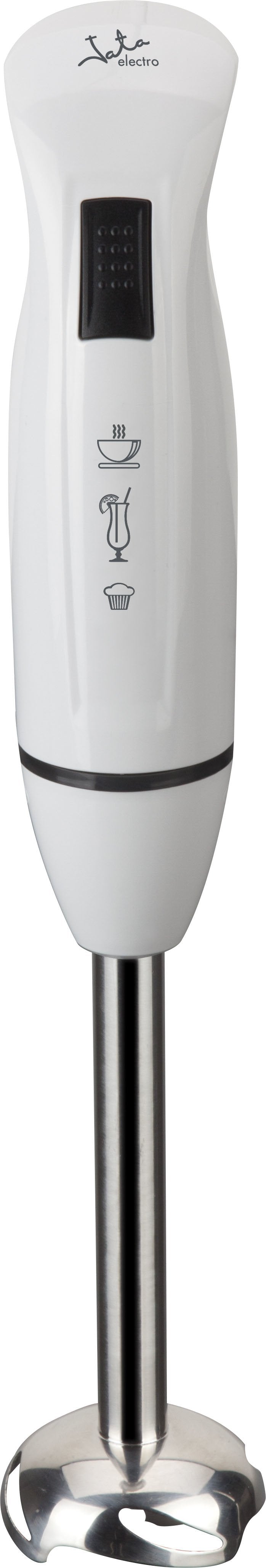 Batidora Jata Bt126 400w Pulsador Pie Acero Inox Desmontable Cuchilla Acero Inox Asa Ergonómica