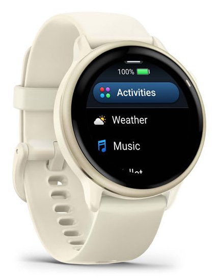 Smartwatch Garmin Vívoactive 6 Lunar Gold 42mm Gps Bluetooth  Ant+ ,Wi-Fi