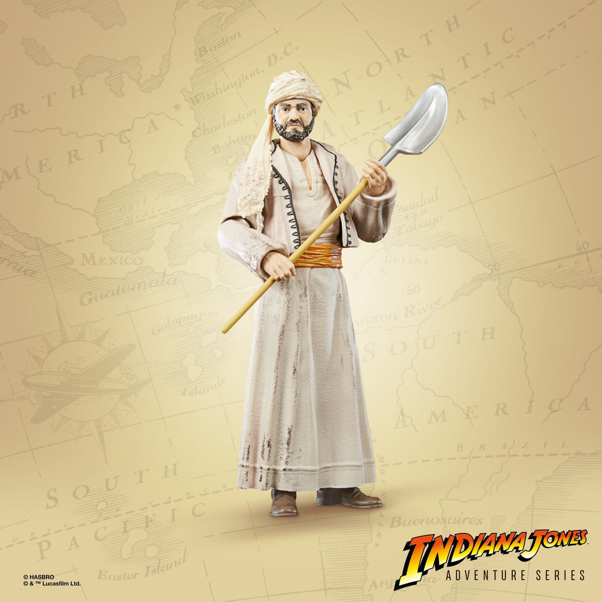 Figura Sallah En Busca Del Arca Perdida Indiana Jones 15cm