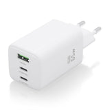 Aisens Cargador Gan 65w, 2xusb-C Pd3.0 Qc4.0, 1xusb-A Qc3.0, Blanco