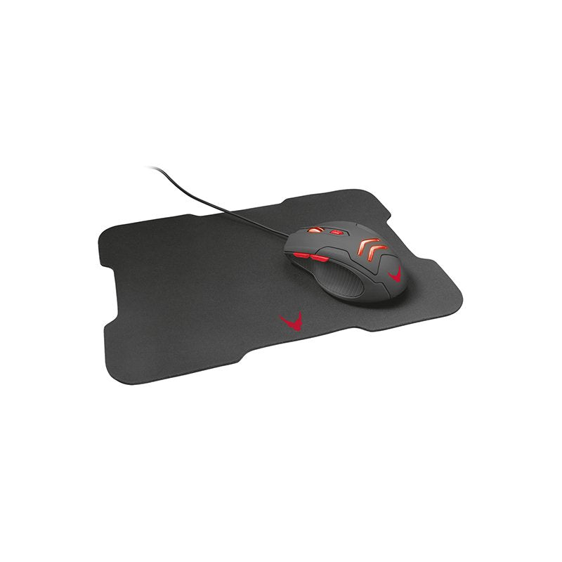 Omega Varr Kit Gaming Raton 1000 - 3200dpi + Alfombrilla Xl Negro/Rojo Vsetmpx4