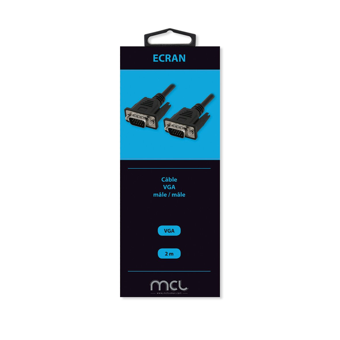 Mcl Cable Vga Hd15 Male / Male - 1,8m
