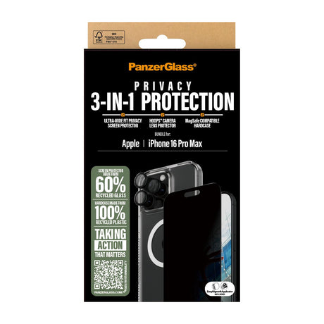EAN 5715685003462 - PanzerGlass ® 3-in-1 Privacy Protection Bundle iPhone 16 Pro Max Protector de pantalla Apple 1 pieza(s) imagen 3