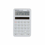 Maul Calculadora Eco Md 1  Calculadora Solar Con 10 Dígitos Y 5 Funciones  Calculadora De Bolsillo De Plástico 60% Reciclado  Calculadora De Escritorio Para Oficina O Escuela  Ángel Azul/Uz116