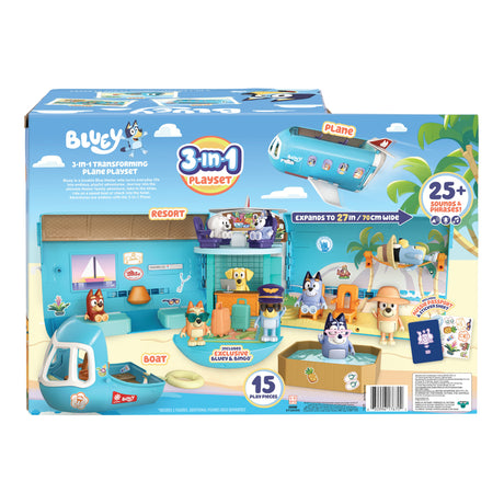 EAN 630996176702 - Moose Toys Bluey 3 in 1 Airplane Playset imagen 10