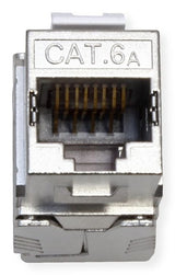Roline Cat.6a (Class Ea) Keystone, Rj-45, Geschirmt, Werkzeuglos, Ghmt, Silberfarben