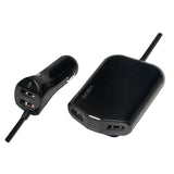 Logilink Usb Car Charger, 2+2 Port, 24w, Negro