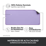 Logitech Alfombrilla Extra-Grande Para Raton Morado