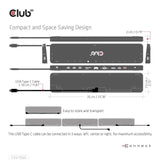 EAN 8719214472702 - CLUB3D CSV-1565 base para portátil y replicador de puertos Acoplamiento USB 3.2 Gen 1 (3.1 Gen 1) Type-C  imagen 2
