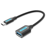 Adaptador Usb 3.1 Tipo-C Vention Ccvbb Usb Tipo-C Macho Usb Hembra