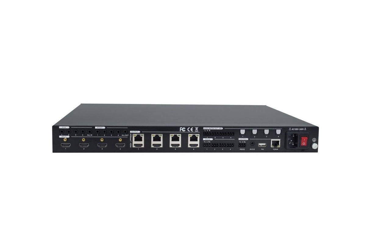 EAN 5704174240549 - Vivolink VLHDMIMAT4X444 matriz de conmutación Matriz de conmutación AV Pantalla incorporada 65 W imagen 3