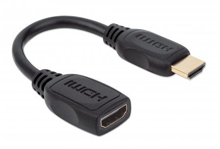 Extensión Hdmi Manhattan Con Canal Ethernet 4k @ 60hz 0.2m