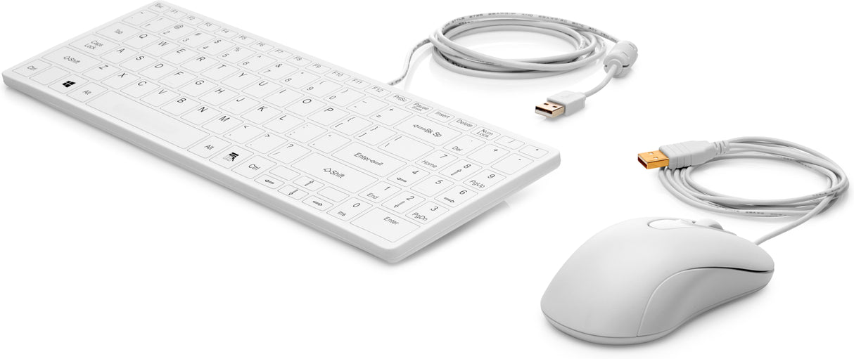 EAN 192018770492 - HP USB Keyboard and Mouse Healthcare Edition teclado Ratón incluido Médico Blanco imagen 1
