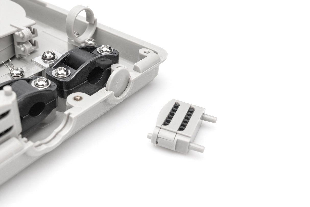 Caja De Distribución De Fibra Óptica, 6 Empalmes Para 8 Sc S