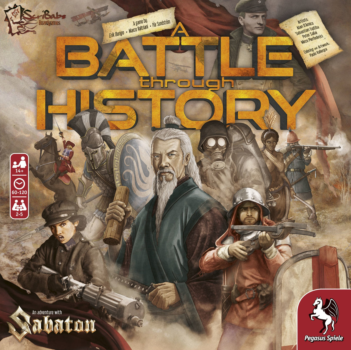 Pegasus A Battle Through History - Das Sabaton Brettspiel 57702g