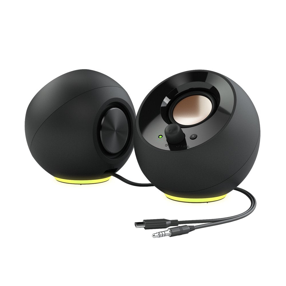 Creative Pebble Se, Altavoz De Pc Schwarz, Bluetooth 5.3, Usb-C, Klinke, Rgb 51mf1725aa000