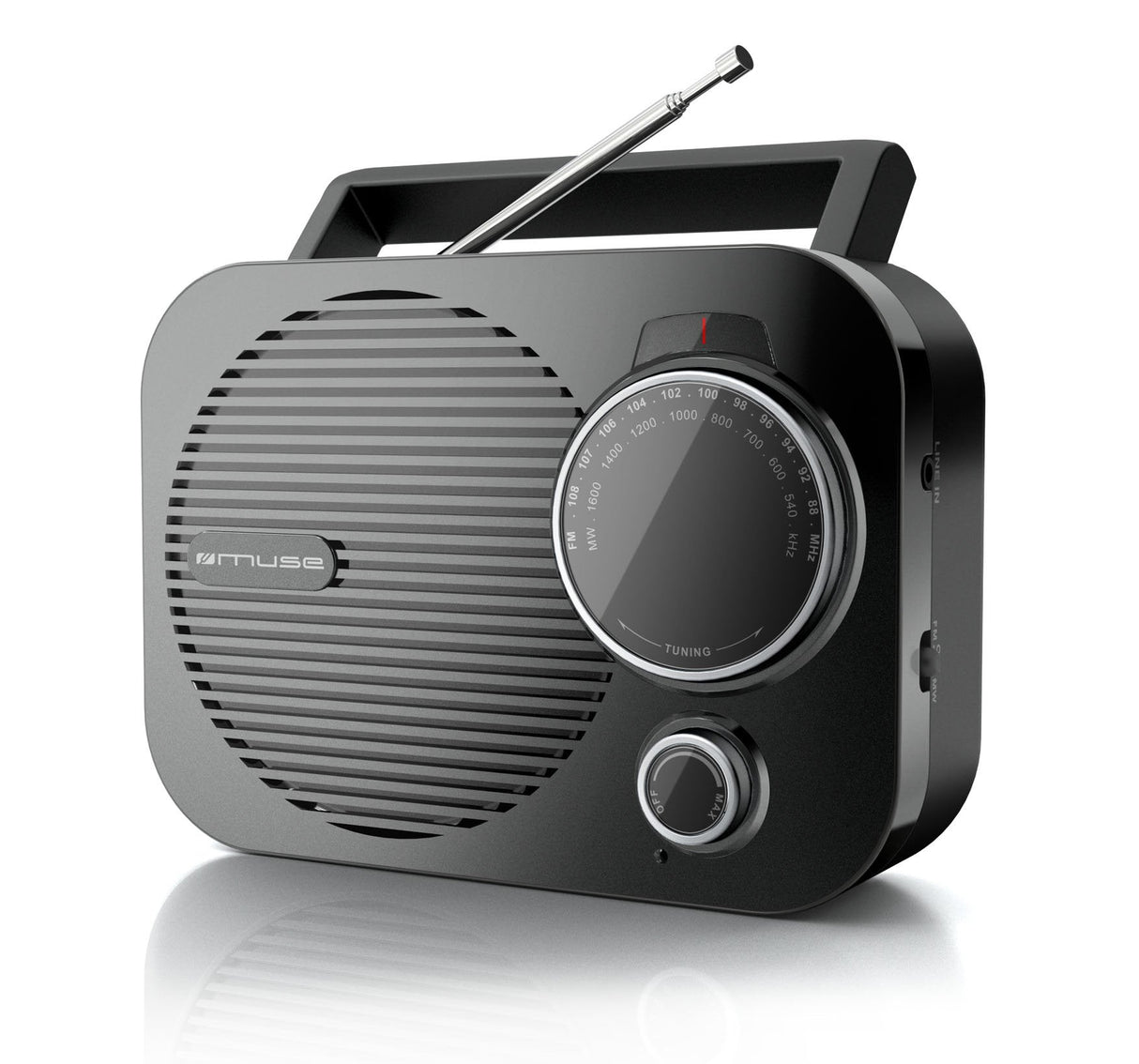 EAN 3700460202460 - Muse M-050 R radio Personal Analógica Negro imagen 1
