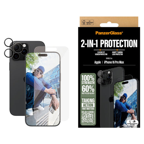 EAN 5715685011344 - PanzerGlass ® 2-in-1 Bundle iPhone 16 Pro Max Protector de pantalla Apple 1 pieza(s) imagen 2