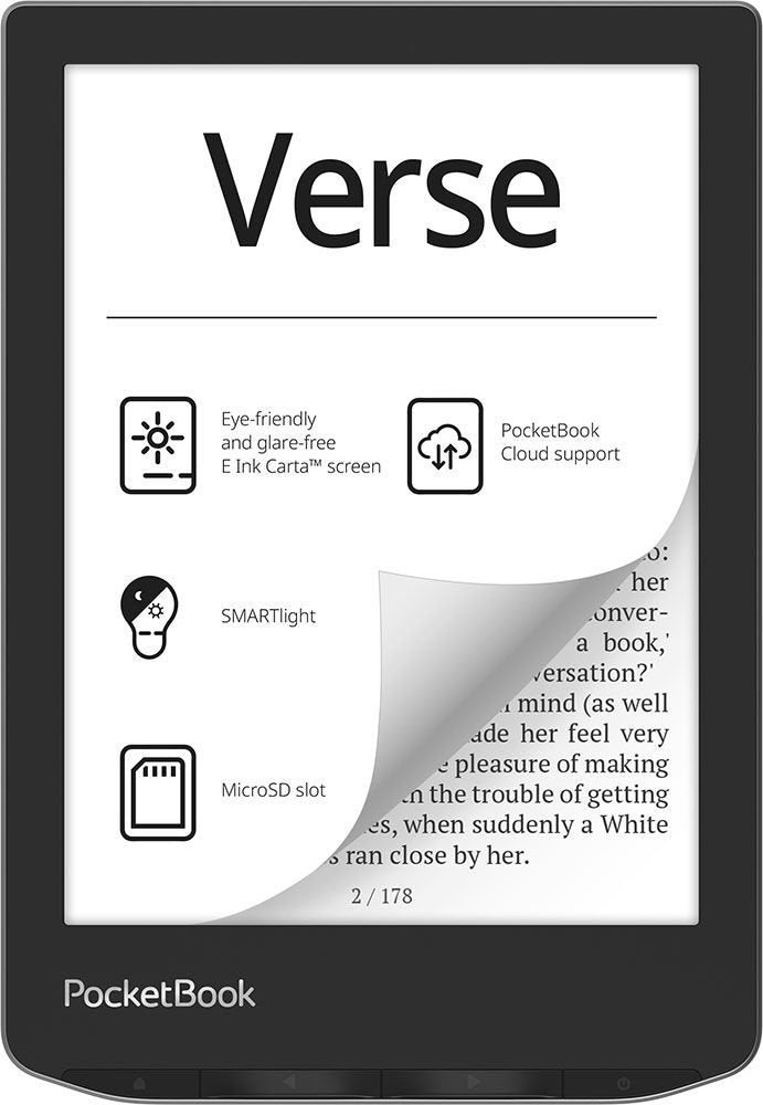 EAN 7640152097041 - PocketBook Verse lectore de e-book 8 GB Wifi Negro, Plata imagen 1