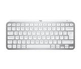 Logitech Mx Keys Mini For Business Teclado Retroiluminación Inalámbrico Bluetooth Le Qwerty Inglés Internacional Gris Pálido