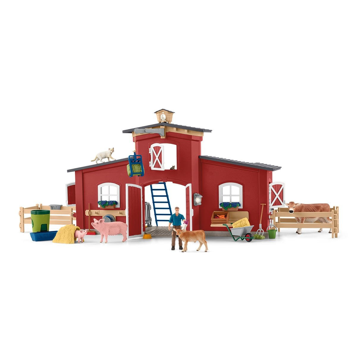 Schleich Farm World Gran Granja Con Animales Y Accesorios