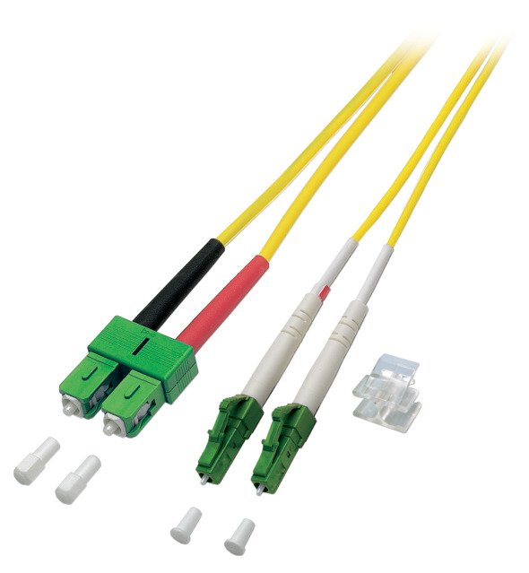 Efb Duplex Cable De Red Lc Apc-Sc Apc Os2 G652d 7,5m Lszh 2mm Gelb