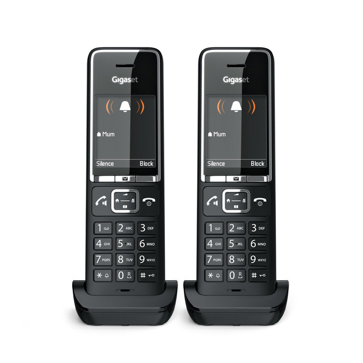 Telefono Gigaset Comfort 550hx Duo Black/Chrome