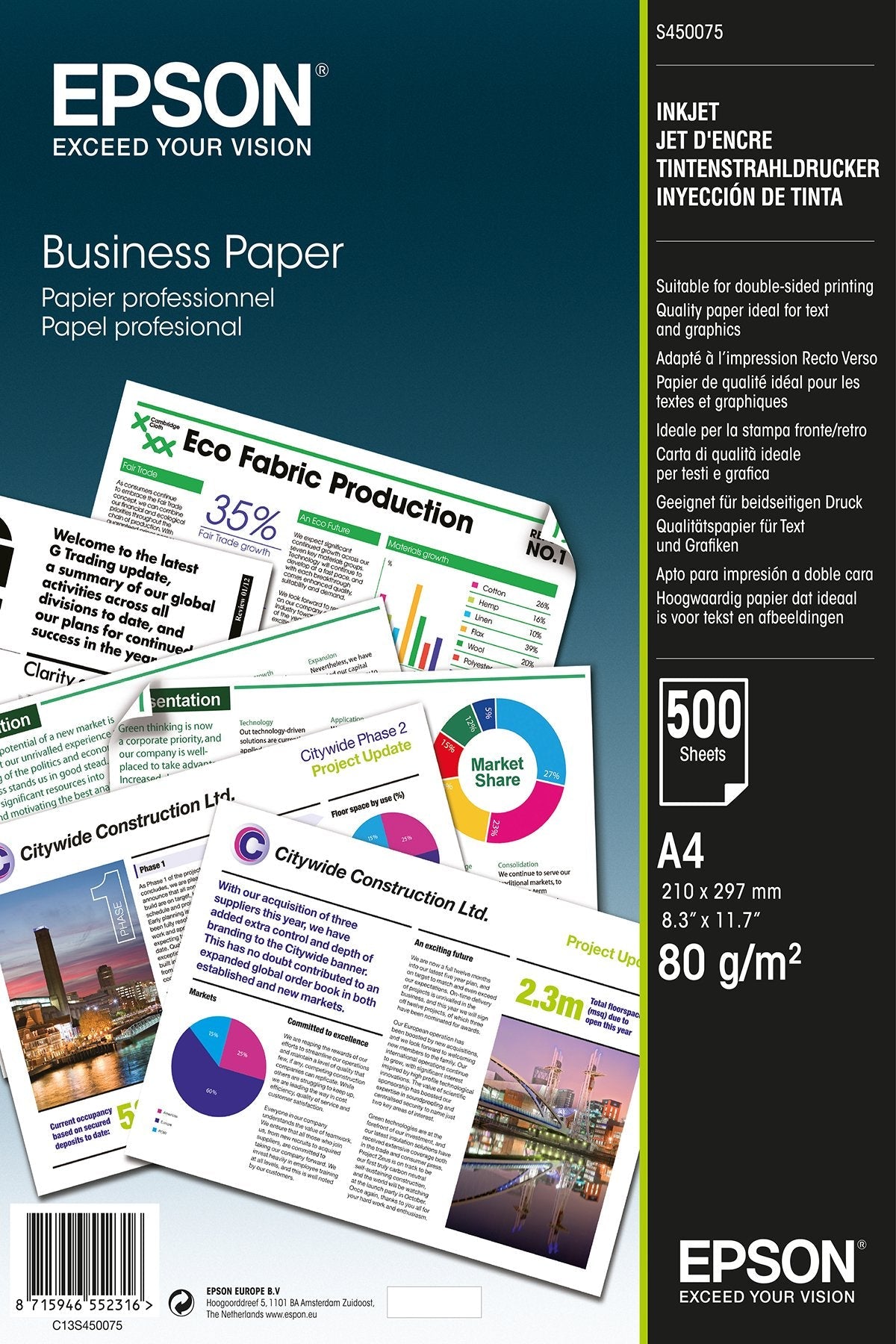 Epson Business Paper - A4 - 500 Hojas