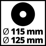 Soporte Separador Einhell Ts 115/125 (Para Amoladoras Angulares Con Disco De Corte Ø 115mm Y 125mm)