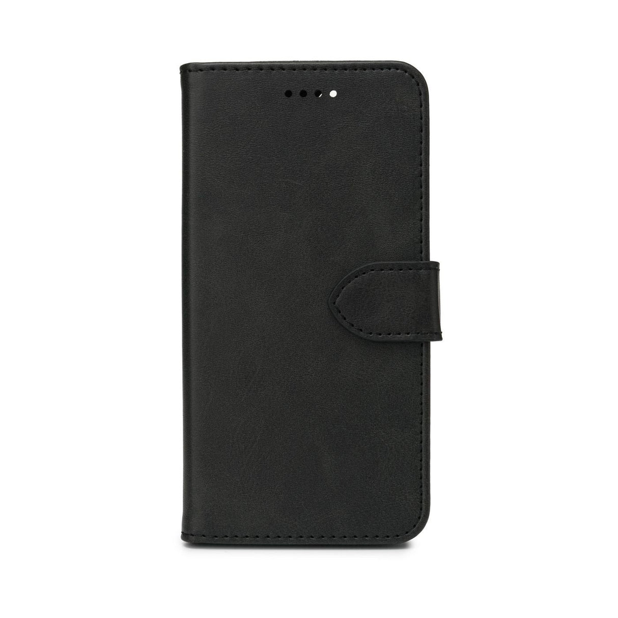 Wales Iphone 12 Wallet Cover.  Black. Material: Pu