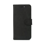 Wales Iphone 12 Wallet Cover.  Black. Material: Pu
