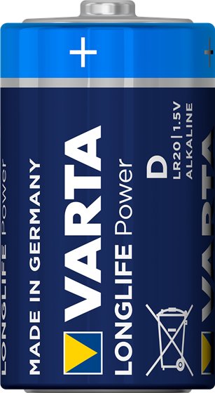 Varta Longlife Power, D, Lr20, 1.5v  4 Piezas 04920121414