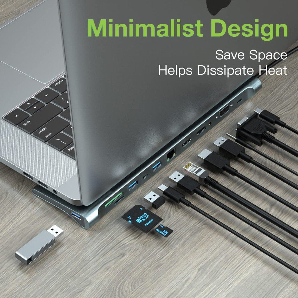 Notebook Docking Statio N Techly Usb-C On Hdmi